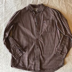 Carhartt men’s L plaid long sleeve button down